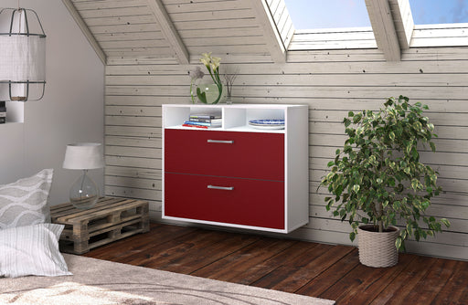 Sideboard Spring Valley, Rot Front (92x79x35cm) - Dekati GmbH