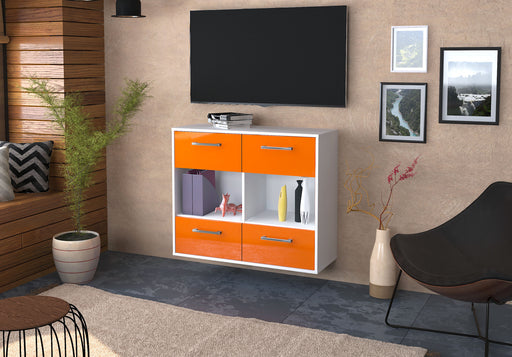 Sideboard Providence, Orange Front (92x79x35cm) - Dekati GmbH