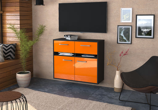 Sideboard Akron, Orange Front (92x79x35cm) - Dekati GmbH