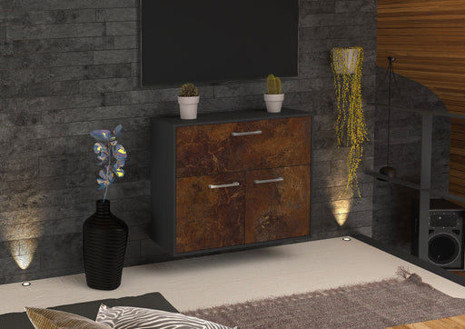 Sideboard Irving, Rost Front (92x79x35cm) - Dekati GmbH