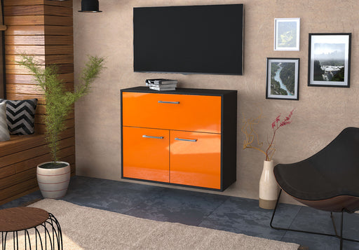 Sideboard San Bernardino, Orange Front (92x79x35cm) - Dekati GmbH