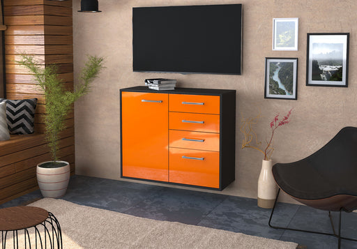 Sideboard Tacoma, Orange Front (92x79x35cm) - Dekati GmbH
