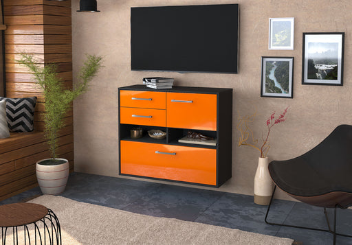 Sideboard Salt Lake City, Orange Front (92x79x35cm) - Dekati GmbH