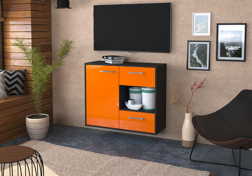 Sideboard Brownsville, Orange Front (92x79x35cm) - Dekati GmbH