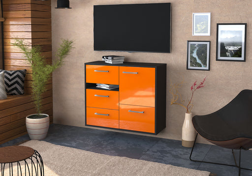Sideboard Ontario, Orange Front (92x79x35cm) - Dekati GmbH