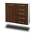 Sideboard Yonkers, Walnuss Seite ( 92x79x35cm) - Dekati GmbH