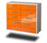 Sideboard Des Moines, Orange Seite ( 92x79x35cm) - Dekati GmbH