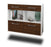 Sideboard Mobile, Walnuss Seite ( 92x79x35cm) - Dekati GmbH