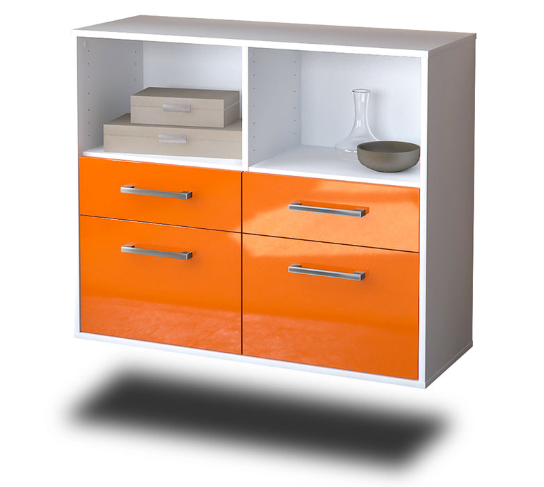 Sideboard Moreno Valley, Orange Seite ( 92x79x35cm) - Dekati GmbH