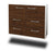 Sideboard Worcester, Walnuss Seite ( 92x79x35cm) - Dekati GmbH