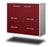 Sideboard Worcester, Rot Seite ( 92x79x35cm) - Dekati GmbH