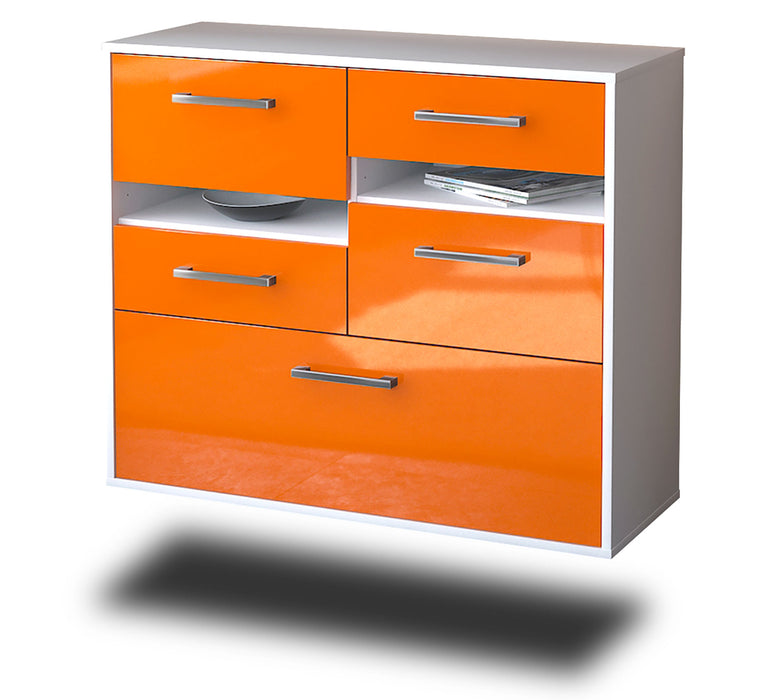 Sideboard Fayetteville, Orange Seite ( 92x79x35cm) - Dekati GmbH