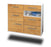 Sideboard Huntsville, Eiche Seite ( 92x79x35cm) - Dekati GmbH
