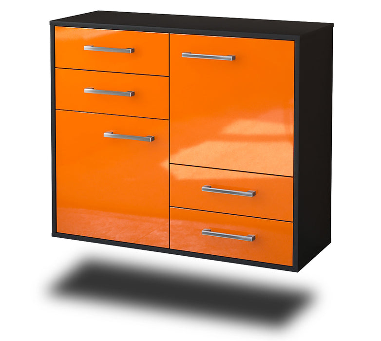 Sideboard Little Rock, Orange Seite ( 92x79x35cm) - Dekati GmbH